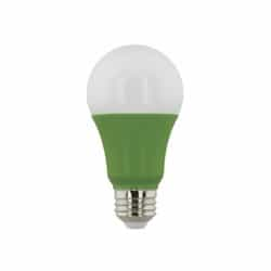 9W LED A19 Full Spectrum Plant Grow Bulb, Non-Dimmable, E26, Green