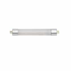 Satco 6-in 2W LED T5 Tube Light, Direct-Wire, Dual End, G5, 150 lm, 120V-277V, 6500K