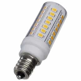 5W LED T6 Bulb, E12, 550 lm, 120V, 3000K, Clear