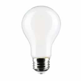 8W LED A19 Bulb, Medium Base, 90CRI, 120V, 3000K, Soft White, 4PK