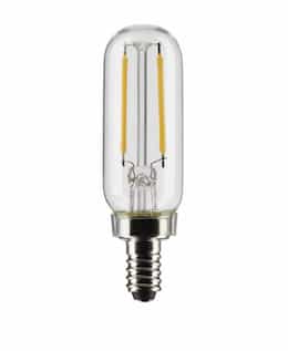Satco 2.8W LED T6 Bulb, Dimmable, E12 Base, 200 lm, 120V, 2700K