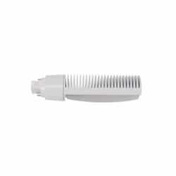 16W LED PL Bulb, 42W Fl Retrofit, Plug and Play, Horizontal, G24q, 1750 lm, 3000K