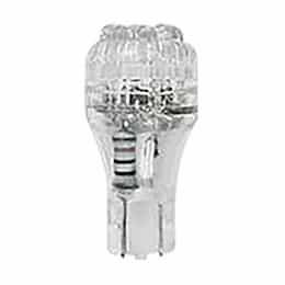 1.6W LED T5 Miniature Indicator Wedge Bulb, 12V, 3000K, White