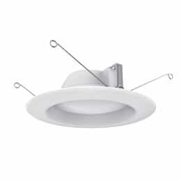 7.2W LED 5-6-in Round Retrofit Downlight, 650 lm, 120V, 4000K, WH