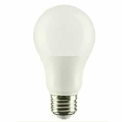 Satco 9.8W LED A19 Bulb, Dimmable, E26, 120V, 800 lm, 3000K, Frosted
