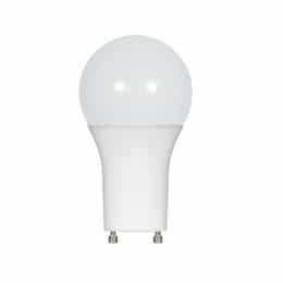 10W LED A19 Bulb, 60W Inc. Retrofit, GU24, 800 lm, 120V, 4000K, Frosted White