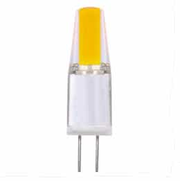 1.6W LED T3 Bulb, G4, 200 lm, 12V, 3000K, Clear