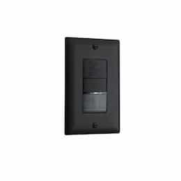 Steinel PIR Occupancy Sensor Wall Switch w/ Dimming, 120/230/27V, Black