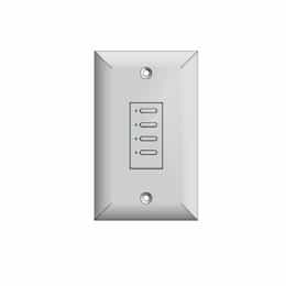 Steinel LV Series Momentary Switch, 1 Button, White