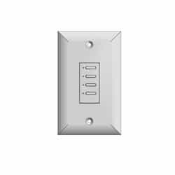 Steinel LV Series Momentary Switch, 4 Button, Ivory