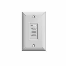 Steinel LV Series Momentary Switch w/ Green LED, 4 Button, Light Almond