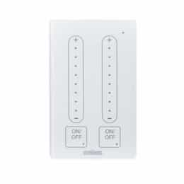 Steinel DCS Dimming Wall Switch, 2 Zone, White