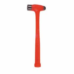 Compo-Cast Ball Pein Hammer, 24 oz Head, Orange