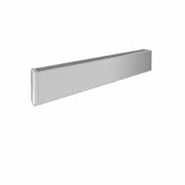 700W 7-ft Mini Architectural Baseboard, 100 Sq Ft, 2388 BTU/H, 480V, Anodized Aluminum