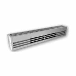 600W 3-ft Mini Architectural Baseboard Heater, 75 Sq Ft, 2048 BTU/H, 277V, Off White