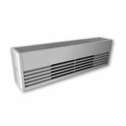 1200W 4-ft Mini Architectural Baseboard Heater, 140 Sq Ft, 4095 BTU/H, 277V, White