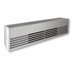 2400W Architectural Baseboard Heater, 300W/Ft, 480V, Anodized Aluminum