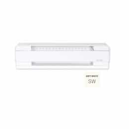 1250W 5-ft Electric Baseboard Heater, 250 Sq Ft, 4266 BTU/H, 240V, Soft White