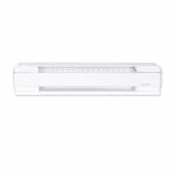 1500W 6-ft Electric Baseboard Heater, 250 Sq Ft, 5119 BTU/H, 240V, White