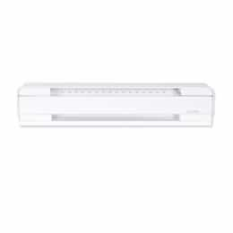 1500W 6-ft Electric Baseboard Heater, 250 Sq Ft, 5119 BTU/H, 208V, White