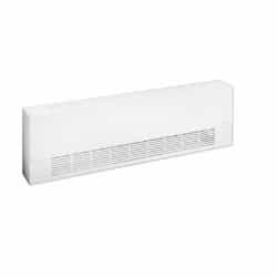 900W Architectural Cabinet Heater w/ Front Outlet, 240V, 3071 BTU/H, White