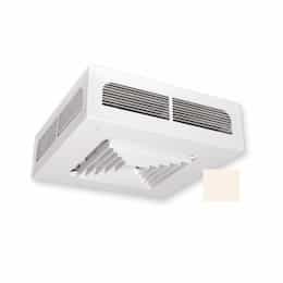 2000W Dragon Ceiling Fan Heater, 3 Ph, 480V, Soft White