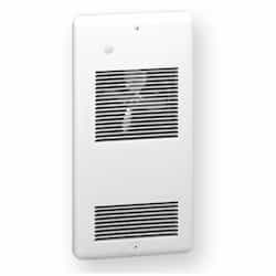 1000W Pulsair Wall Fan Heater w/ Built-in Double Pole Therm, 3413 BTU/H, 277V, Off White