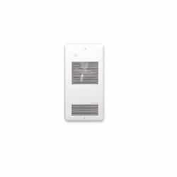 1500W Wall Fan Heater w/ Built-in Double Pole Thermostat, 5119 BTU/H, 120V, White
