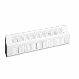 800W Sloped Architectural Baseboard Heater, Medium, 480V, Soft White