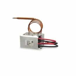 Built-In Single Pole Tamper-Proof Thermostat for Sloped Architectural Baseboard Heater