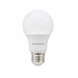 6W LED A19 Bulb, Non-Dimmable, E26, 450 lm, 120V, 4100K, Frosted