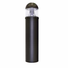 3-ft 38W LED Bollard Light, Round, 100W MH Retrofit, 3600 lm, 120V-277V, 5000K, Bronze