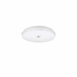 15-In 21W LED Puff Light, Dim, 1500 lm, 120V-277V, Selectable CCT, Sen