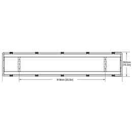 Wide Vapor Tight Pendant Mount Brackets