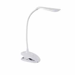 LEDVANCE Sylvania 1W LED Desk Lamp w/ Clip, Portable, 70 lm, 3000K, White