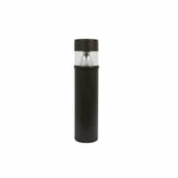 3-ft 18W LED Bollard w/ Backup, Flat Top, 50W MH Retrofit, 2035 lm, 3000K, Bronze