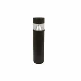 3-ft 38W LED Bollard w/ Backup, Flat Top, 50W MH Retrofit, 3600 lm, 3000K, Bronze