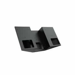 LEDVANCE Sylvania Side by Side Mounting Plate for EV Charging Station, Black