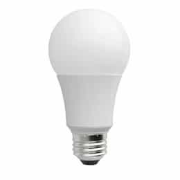TCP Lighting 6W LED A19 Bulb, Omnidirectional, 0-10V Dim, E26, 525 lm, 5000K