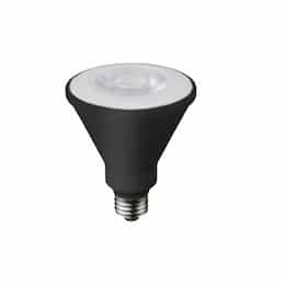 12W LED PAR30 Bulb, Spot Light, Dimmable, 850 lm, 3000K, Black