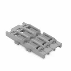 Mounting Carrier, Snap-in Mounting 3-Way, Gray