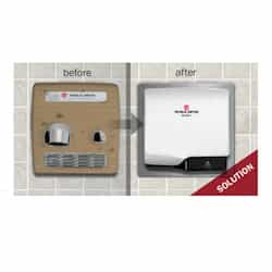 Retrofit Kit for SLIMdri Hand Dryer, Stainless Steel