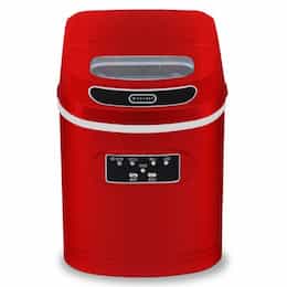 27-lb Capacity Portable Ice Maker, Red