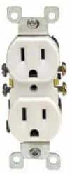 GP 15 Amp Self Grounding Tamper Resistant (TR) Receptacle Outlet, White