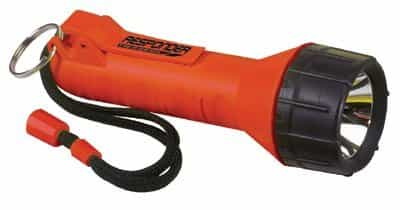 Koehler-Bright Star Responder 2C Submersible Safety Flashlight w/ Xenon Bulb, Orange