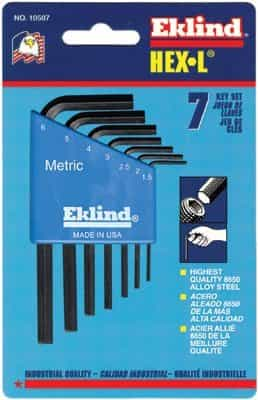 Eklind 9 Piece Hex L Key Set