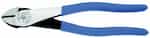 8'' Alloy Steel Diagonal Cut Pliers with Black Oxide Finish and Blue Handle