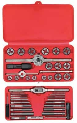 Irwin Machine Screw/Fractional Tap and Die Super Set