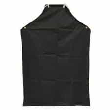 Anchor 24" x 36" Black Hycar Apron w/ Cloth Backing