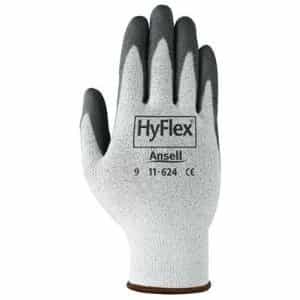 Ansell White/Gray HyFlex Foam Gloves Size 9
